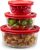 Pyrex Simply Store 6-PC Large Glass Food Storage Containers Set, Snug Fit Non-Toxic Plastic BPA-Free Lids, Freezer Dishwasher Microwave Safe