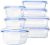 AmazonBasics Glass Locking Food Storage Containers (14Piece)