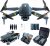 Brushless Super Endurance Foldable Drone with Camera for Beginners–60+ min Flight Time, WiFi FPV Quadcopter with 120°Wide-Angle 1080P HD Camera, Brushless Motor, Auto Hover, Follow Me (3 Batteries)