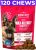 Mighty Petz MAX Dog Allergy Relief Chews – Itch Relief for Dogs. Dog Allergy Chews, Seasonal Allergies, Dog Itchy Skin & Immune Support Supplement. Colostrum & Probiotics