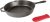 Lodge Cast Iron Skillet with Red Silicone Hot Handle Holder, 10.25-inch