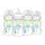 Dr. Brown’s Natural Flow Anti-Colic Options+ Wide-Neck Baby Bottles 5 oz/150 mL,with Level 1 Slow Flow Nipple,4 Pack,0m+