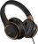 Lorelei X8 Over-Ear Wired Headphones with Microphone with 1.45m-Tangle-Free Nylon Line&3.5mm Plug,Lightweight Foldable & Portable Headphones for Smartphone,Tablet,Computer,Mp3/4(Black-Gold)