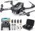 GPS Drone with 4K UHD Camera for Adults, TSRC Q7 Foldable FPV RC Quadcopter with Brushless Motor, Smart Return Home, Follow Me, 60 Min Flight Time, Long Control Range, Includes Carrying Bag