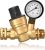 RVGUARD RV Water Pressure Regulator Valve, Brass Lead-Free Adjustable Water Pressure Reducer with Gauge and Inlet Screen Filter for RV Camper Travel Trailer