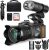 33MP DSLR Photography Camera Kit with Autofocus and 1080P HD – Ideal Vlogging Camera, Includes 24X Telephoto and 0.5X Wide Angle Lenses, Perfect for Beginners