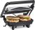 Hamilton Beach Panini Press Sandwich Maker & Electric Indoor Grill with Locking Lid, Opens 180 Degrees for any Thickness for Quesadillas, Burgers & More, Nonstick 8″ x 10″ Grids, Chrome (25460A)