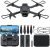 Drone with Camera for Adults 4K – ROVPRO Dual Camera S60 RC Quadcopter with APP Control – Obstacle Avoidance, Waypoint Fly, Altitude Hold, Follow Me, Roll Mode, Headless Mode, 2 Batteries (Black)