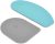 KitchenAid Gourmet Bowl Scraper, Set of 2, Aqua Sky/Sorm Grey