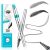 Eyebrow Microblading Pen, Eyebrow Pencil with an Upgrade Micro-Fork Tip Applicator, Waterproof Long-Lasting Microblading Pencil for Eyebrows, Microblading Pen for Natural Looking Brows Makeup