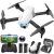 Drone with Camera 1080P HD FPV Foldable Drone for Beginners and Kids, Quadcopter with Voice Gesture Control with Carrying Case, One Key Take Off/Land, Optical Flow Positioning, 360° Flip, Waypoint Fly