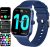 Smart Watch(Answer/Make Call), 1.96″ Touch Screen Smartwatch for Android and iOS Phones with Heart Rate Monitor, Blood Oxygen Tracking, Sleep Monitor, IP68 Waterproof Fitness Tracker for Men and Women