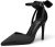 Trary Women’s Heels for Women Closed Toe Women’s Stiletto High Heels Pointed Toe Bow Knot Ankle Strap 3.74 Inches Pumps Adjustable Buckle Womens Comfy Sexy Shoes for Wedding Casual Party Office