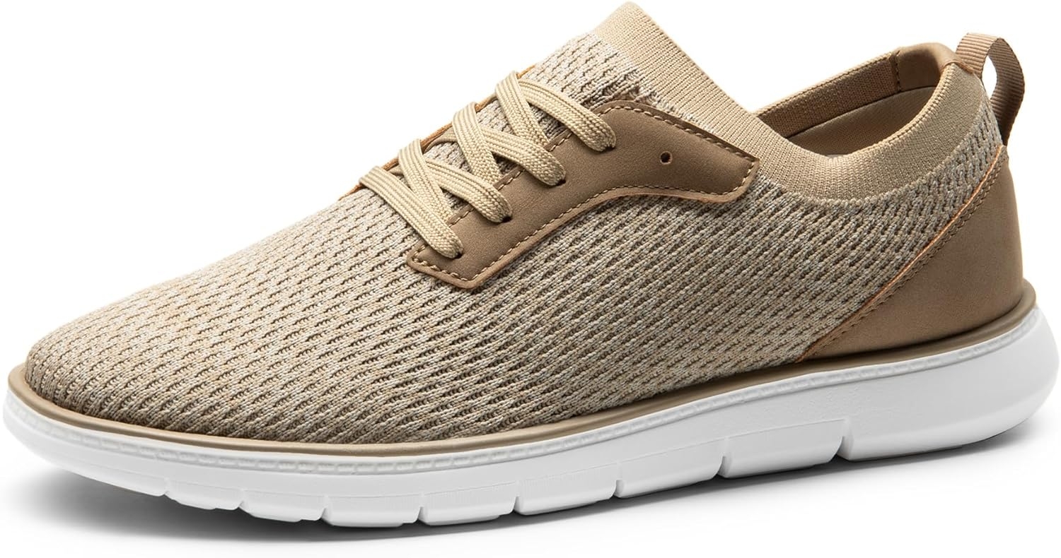 Bruno Marc Men’s Mesh Dress Sneakers Lightweight Breathable Business Casual Shoes