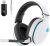 Gtheos 2.4GHz Wireless Gaming Headset for PC, PS4, PS5, Mac, Nintendo Switch, Bluetooth 5.2 Gaming Headphones with Noise Canceling Microphone, Stereo Sound, ONLY 3.5mm Wired Mode for Xbox Series-White