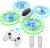 Mini Drone for Kids, Remote Control Drone for Beginners with Headless Mode, Small RC Drone for Kids with Full Propeller Protect, 3 Speeds, 3D Flips, Colorful LED Light, Toys Gifts for Boys Girls, 2 Batteries