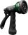 AUTOMAN-Garden-Hose-Nozzle,ABS Water Spray Nozzle with Heavy Duty 7 Adjustable Watering Patterns,Slip Resistant for Plants,Lawn,Washing Cars,Cleaning,Showering Pets & Outdoor Fun.