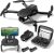 4K GPS Drone with Camera for Adults, Circle Fly, Waypoint Fly, Brushless Motor, Altitude Hold, With 2 Battery 50 Mins Long Flight, and Outdoor Carrying Case Black