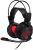 MSI DS502 Gaming Headset, Enhanced Virtual 7.1 Surround Sound, Ergonimic Design, Omnidirectional Microphone, Intelligent Vibration System, Red LED Lighting, PC/Mac