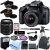 Canon EOS 4000D / Rebel T100 DSLR Camera with EF-S 18-55mm Zoom Lens + SanDisk 128GB Memory Card + Tripod + Case + Wideangle Lenses + Inspire Digital Cloth (20pc Bundle), Black, (Renewed)