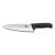 Victorinox Swiss Army 5.2063.20-X4 Fibrox Straight Chef’s Knife Black 8 in