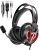 Combatwing Pc Gaming Headset with Microphone & Led Light,Stereo Bass Surround & Soft Memory Earmuffs, 78.7 Inch Cable Over Ear Wired Gaming Headphones with Noise Cancelling Mic for Pc Ps5 Ps4 Xbox Mac