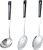 3-Piece,Stainless Steel Serving spoons set with Slotted Spoon, Serving Spoon and Perforated Spoon, soup ladle,kitchen cooking serving utensils set cooking spoon