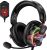 Tatybo PC Gaming Headset with Mic for PS5 PS4 Xbox, USB Headset with 7.1 Surround Sound, Wired 3.5mm Headphones, RGB