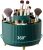 360° Rotate Makeup Brush Holder Organizer, Makeup Organizers Countertop, Makeup organization and Skincare Storage for Vanity, Desktop, Bathroom (Green)