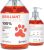 Brilliant Omega 3 Salmon Oil for Dogs & Cats – Norwegian Fish Oil Supplement with EPA & DHA Fatty Acids for Shedding, Allergy, Itching, Dry Skin & Joint Health – Skin and Coat Fish Oil Liquid, 16.9 Oz