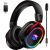 Ozeino 2.4GHz Wireless Gaming Headset for PS5, PS4, PC, Laptop & Switch – Bluetooth 5.3 Gaming Headphones with Mic, Xbox Series 3.5mm Wired Compatible, Stereo Sound, LED Light, 45-Hour Battery