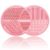 Makeup Brush Cleaning Mat, Silicone Makeup Brush Scrubber, Makeup Brush Cleaner Pad, Cosmetic Brush Cleaner, Brush Cleaning Pad, Suitable for Makeup Brush, Makeup Sponge, Powder Puff (Pink)