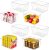 YIHONG Clear Plastic Storage Organizer Bins, 8 Pack Food Storage with Handle for Kitchen,Refrigerator, Freezer,Cabinet Organization