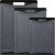 Extra Large Cutting Boards, Plastic Cutting Boards for Kitchen (Set of 3), Dark Grey