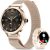 niolina Smart Watches for Women, 1.106″ AMOLED Small Screen Smartwatch Answer/Make Call for Android iOS Phones, IP68 Waterproof Fitness Activity Tracker with 100+ Sports, Heat Rate, SpO2, Rose Gold