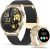 2024 Smart Watches for Women (Answer/Make Call), 1.43″ AMOLED Always On Display SmartWatch for Android IOS, IP67 Waterproof 120+ Sports Modes Fitness Activity Tracker, Heart Rate Sleep Monitor, Gold