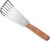 New Star Foodservice 43068 Wood Handle Fish Spatula, 6.5″ Blade, Silver