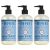 MRS. MEYER’S CLEAN DAY Hand Soap, Made with Essential Oils, Biodegradable Formula, Rain Water, 12.5 fl. oz – Pack of 3