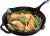 Victoria Cast Iron Skillet Large Frying Pan with Helper Handle Seasoned with 100% Kosher Certified Non-GMO Flaxseed Oil, 12 Inch, Black