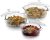 Libbey 56030 Baker’s Basics 3-Piece Covered Casserole Dishes, Versatile Glass Baking Dishes for Oven, Clear Lead-Free Casserole Cookware