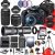 Canon EOS Rebel T7 / 2000D DSLR Camera with Canon EF-S 18-55mm f/3.5-5.6 is II Lens, EF 75-300mm f/4-5.6 III and 420-800mm f/8.3 HD Lens + 128 GB Memory + Filters + More (36pc Bundle) (Renewed)