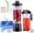 Portable Blender, BOSICTE Personal Size Blender for Shakes and Smoothies with 6 Blades, 20 Oz Mini Blender Cup with Travel Lid and USB Rechargeable for Office, Gym, Kitchen (Black)