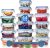 Shazo Huge Set 44 PC Plastic Food Storage Containers with Airtight Lids – Leakproof & Freezer Safe Meal Prep BPA Free Easy Snap Lock Lunch Bento Boxes