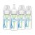 Dr. Brown’s Natural Flow Anti-Colic Options+ Narrow Baby Bottle, 4 oz/120 mL, with Level 1 Slow Flow Nipple, 0m+, 4 Bottles