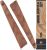 12 inch Teak Wood Spatula for Cast Iron, Small Wood Flipper, Egg Scraper, Flat Wooden Turner, Multipurpose Wood Cooking Utensil, Spatulas Perfect for Flipping, Serving, Scraping & Turning. Set of 2