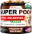 Super Poop Probiotics for Dogs – Dog Stool Softener – Fiber for Dogs Supplement – 6 Probiotics and Digestive Enzymes – Healthy Gut – Perfect for Firm Stool & Diarrhea Relief – 120 Chews