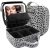 Travel Makeup Case with Large Detachable Lighted Mirror Cosmetic Train Case with Rechargeable Travel Makeup Vanity Mirror 3 Color Scenarios Adjustable Brightness New Upgrade