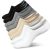 wernies No Show Socks Women Low Socks Non Slip Flat Boat Line 4/8 Pairs