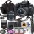 Canon EOS Rebel 850D / T8i DSLR Camera with EF-S 18-55mm Lens + 2pc 64GB Memory Cards + Flash + Photo and Video Editor & More (Renewed)