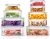 Utopia Kitchen Plastic Food Storage Container Set with Airtight Lids – Pack of 18 (9 Containers & 9 Snap Lids) – Reusable & Leftover Food Lunch Boxes – Leak Proof, Freezer & Microwave Safe